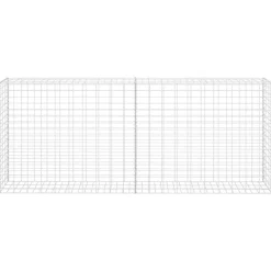 vidaXL Schanskorf 85x30x200 cm gegalvaniseerd staal