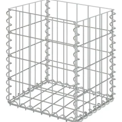 vidaXL Schanskorven 2 st 30x30x40 cm gegalvaniseerd staal