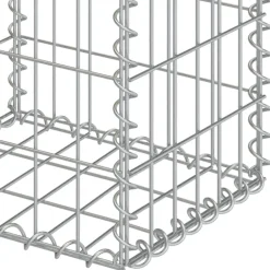 vidaXL Schanskorven 2 st 30x30x40 cm gegalvaniseerd staal