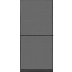 vidaXL Scharnierend Insectenscherm Antraciet en Zwart 100 x 215 cm