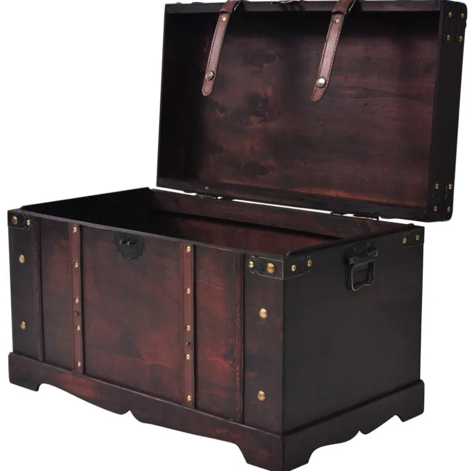 vidaXL Schatkist vintage stijl 66x38x40 cm hout