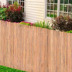vidaXL Scherm 100x400 cm bamboe