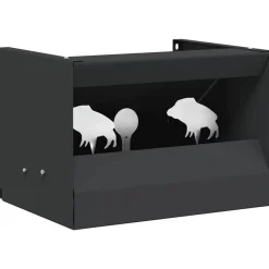 vidaXL Schietkast magnetisch met targets 4+1 wild zwijnontwerp