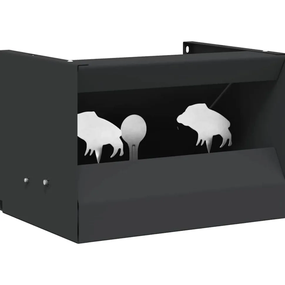 vidaXL Schietkast magnetisch met targets 4+1 wild zwijnontwerp