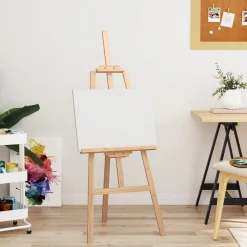 vidaXL Schildersezel 53,5x95x127 cm massief grenenhout