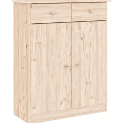 vidaXL Schoenenkast ALTA 77x35x96 cm massief grenenhout