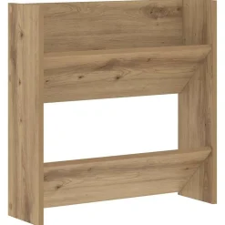 vidaXL Schoenenkast Artisan Eiken 60 x 18 x 60 cm Bewerkt hout