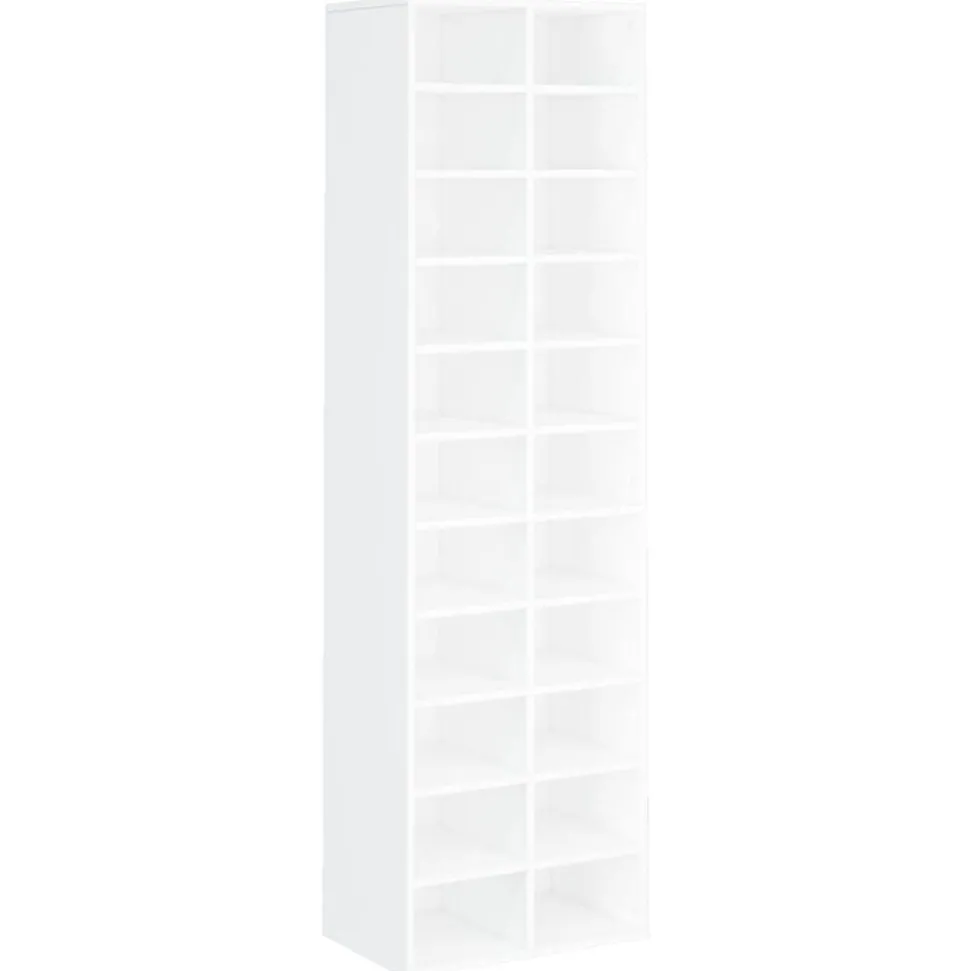 vidaXL Schoenenkast 54x34x183 cm bewerkt hout wit