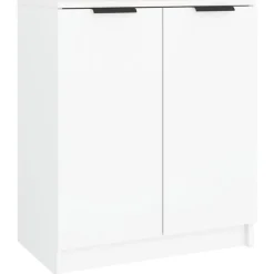 vidaXL Schoenenkast 59x35x70 cm bewerkt hout wit
