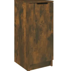 vidaXL Schoenenkast 30x35x70 cm bewerkt hout gerookt eikenkleurig