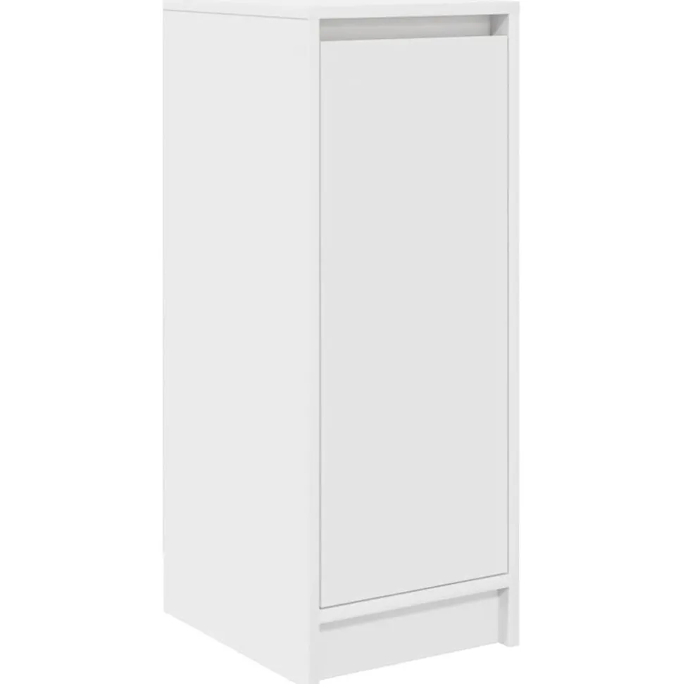 vidaXL Schoenenkast 29,5x34x76 cm bewerkt hout wit