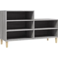 vidaXL Schoenenkast 102x36x60 cm bewerkt hout sonoma grijs