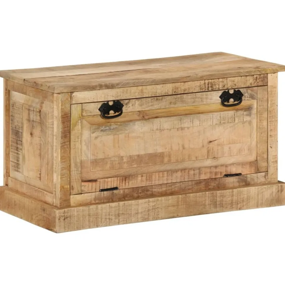 vidaXL Schoenenopbergbank 85x40x45 cm massief mangohout