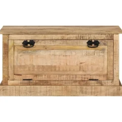 vidaXL Schoenenopbergbank 85x40x45 cm massief mangohout