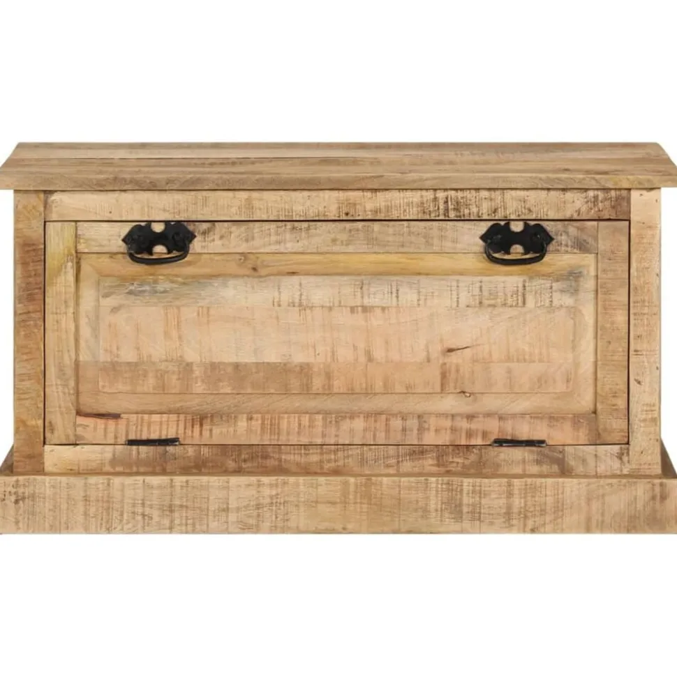 vidaXL Schoenenopbergbank 85x40x45 cm massief mangohout