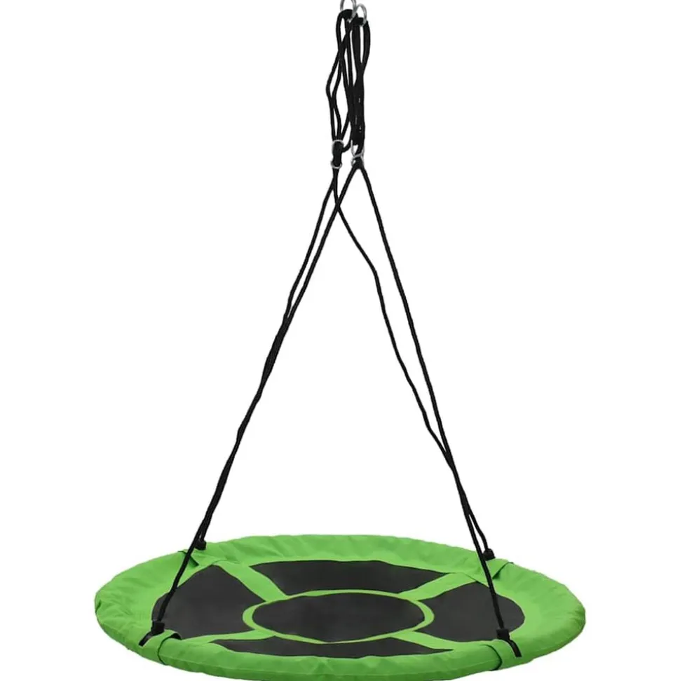 vidaXL Schommel 100 kg 110 cm groen