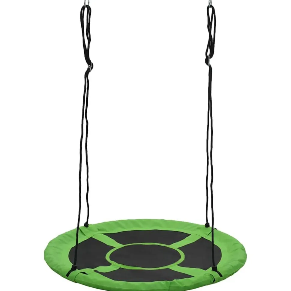 vidaXL Schommel 100 kg 110 cm groen