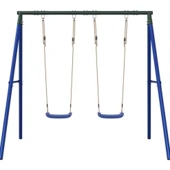vidaXL Schommelset met 2 schommels