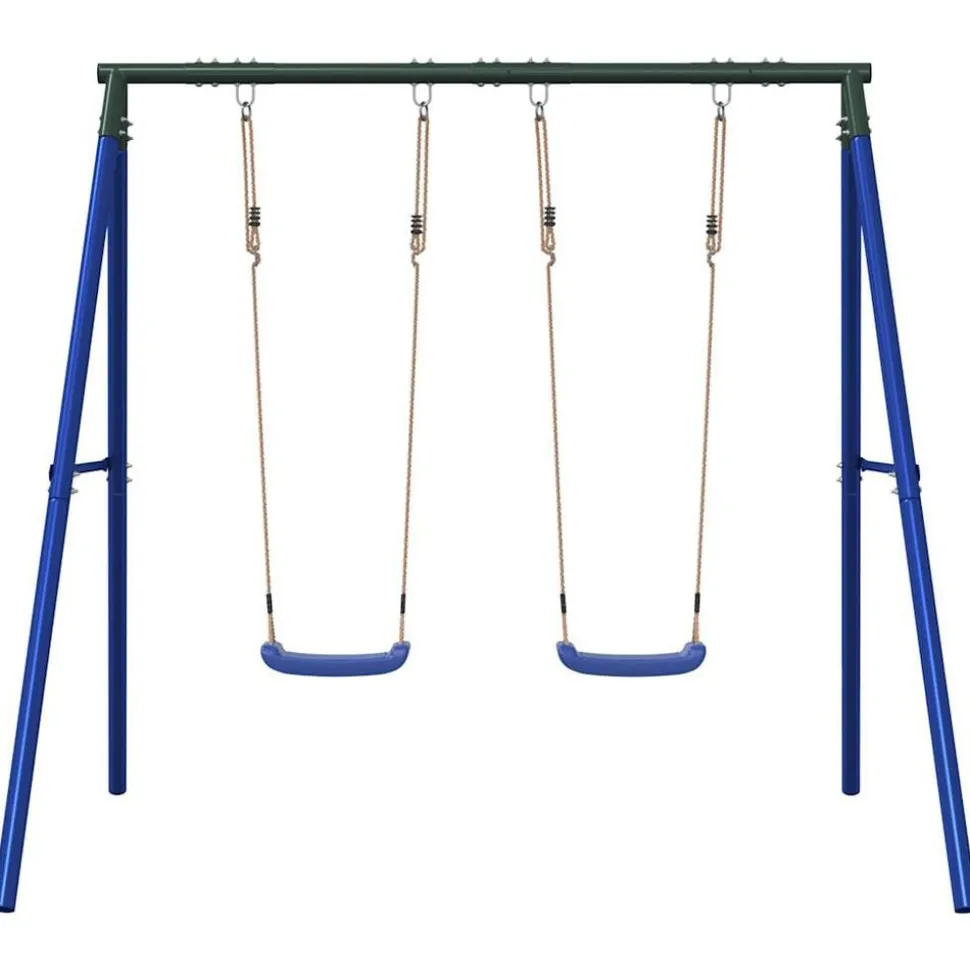 vidaXL Schommelset met 2 schommels