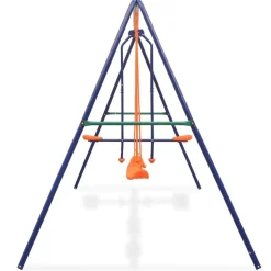 vidaXL Schommelset met 4 zitjes oranje