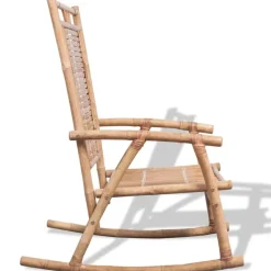 vidaXL Schommelstoel bamboe