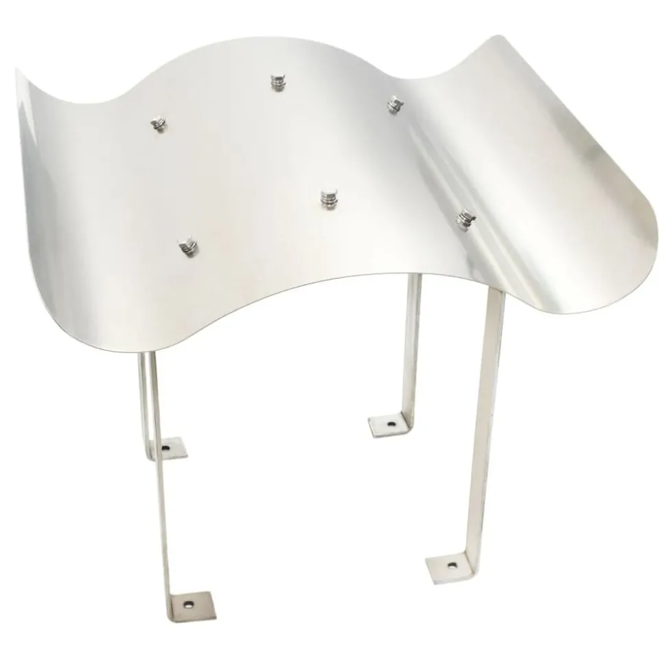 vidaXL Schoorsteenkap roestvrij staal 40 x 40 x 36 cm