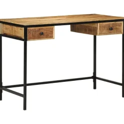 vidaXL Schrijfbureau met lade met opslag Bruin 105 x 50 x 75 cm