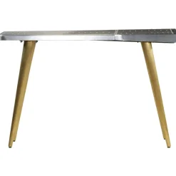 vidaXL Schrijftafel Aviator vintage luchtvaartstijl 120x60x76 cm