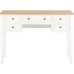 vidaXL Schrijftafel 109,5x45x77,5 cm hout wit
