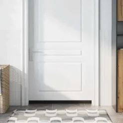 vidaXL Schroefbare Deurborstelafsluitingen 2 pcs Wit 100 cm