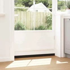 vidaXL Schroefbare Deurborstelafsluitingen 2 pcs Wit 100 cm