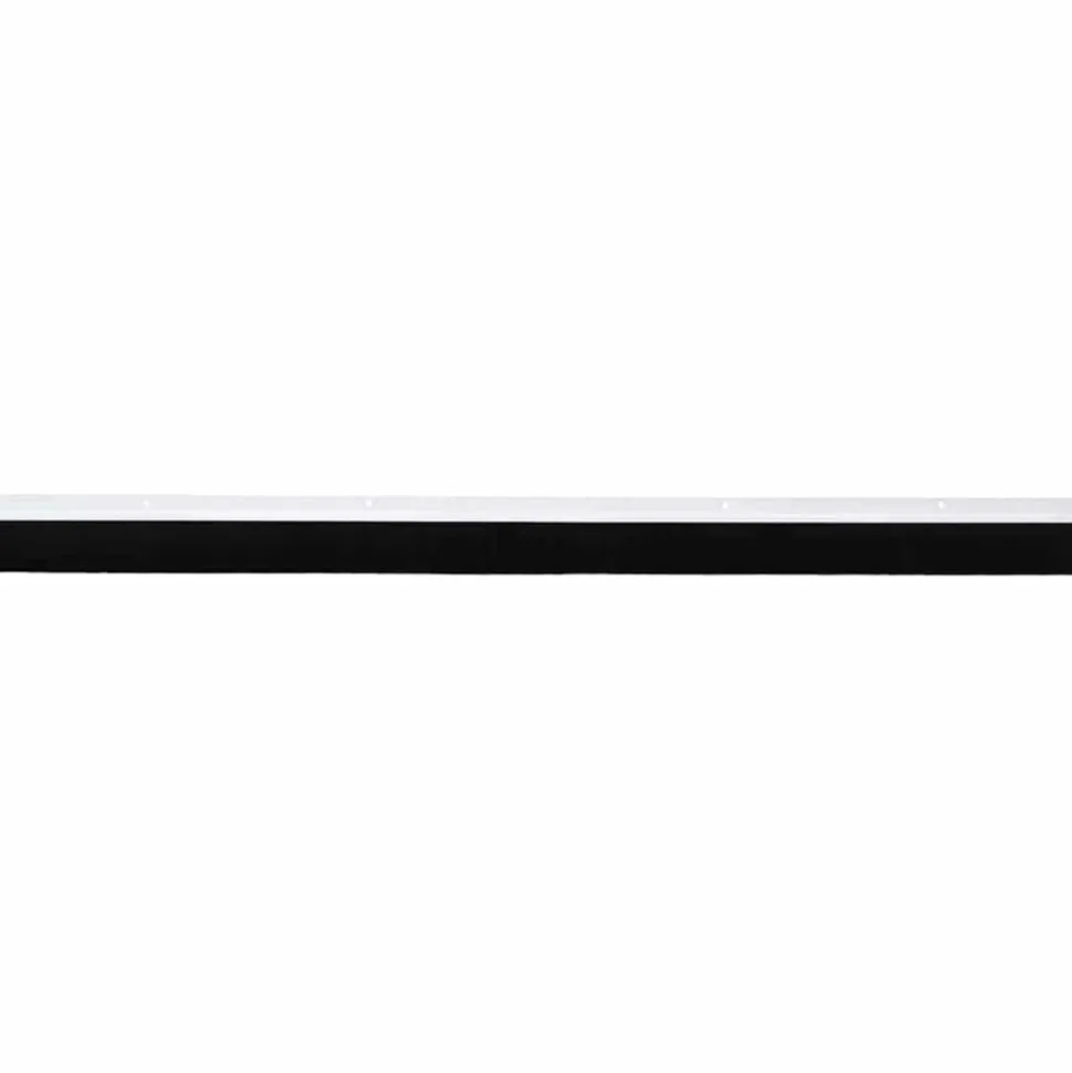 vidaXL Schroefbare Deurborstelafsluitingen 2 pcs Wit 100 cm
