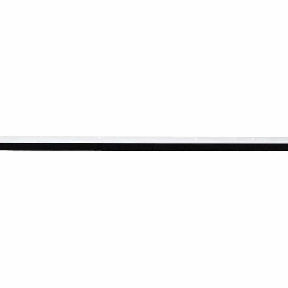 vidaXL Schroefbare Deurborstelafsluitingen 2 pcs Wit 100 cm