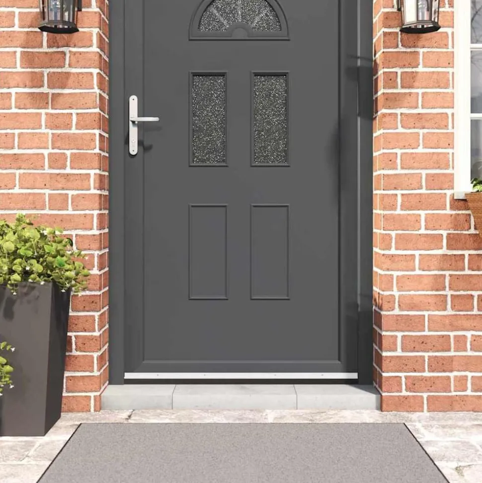 vidaXL Schroefbare Deurborstelafsluitingen 2 pcs Wit 100 cm