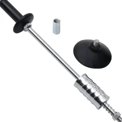 vidaXL Schuifhamer met zuignap 59 cm koolstofstaal