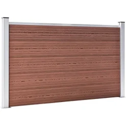 vidaXL Schutting 872x106 cm HKC bruin