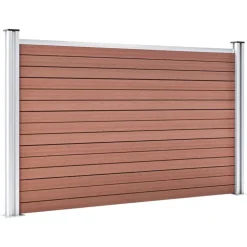 vidaXL Schutting 872x106 cm HKC bruin