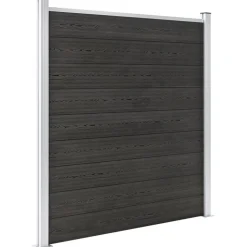 vidaXL Schutting 180x186 cm HKC grijs