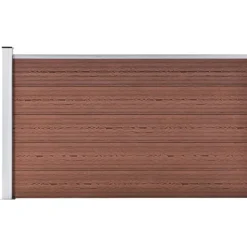 vidaXL Schutting 175x105 cm HKC bruin