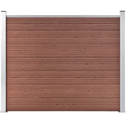 vidaXL Schuttingpaneel 180x146 cm HKC bruin