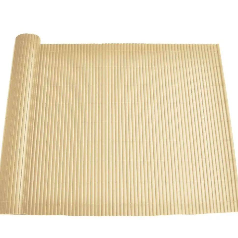 vidaXL Schuttingpanelen Geel PVC