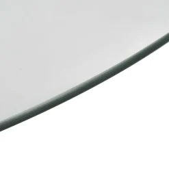 vidaXL Serveerbord draaiend 60 cm gehard glas transparant