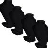 vidaXL Sieradenhouder voor ketting 9x8,5x15 cm zwart 4 st