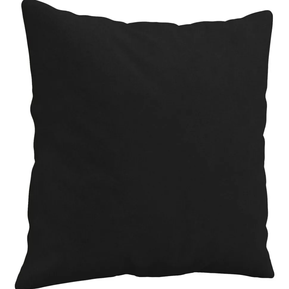 vidaXL Sierkussens 2 st 40x40 cm microvezelstof zwart