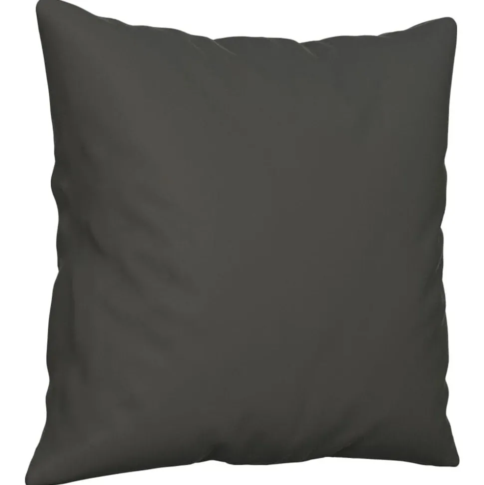 vidaXL Sierkussens 2 st 40x40 cm microvezelstof donkergrijs