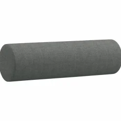 vidaXL Sierkussens 2 st 15x50 cm stof donkergrijs