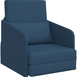 vidaXL Slaapbank Blauw 65 x 80 x 83 cm Stof