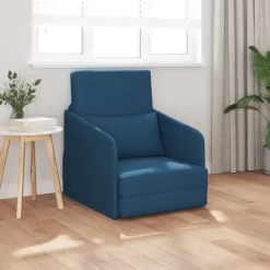 vidaXL Slaapbank Blauw 65 x 80 x 83 cm Stof