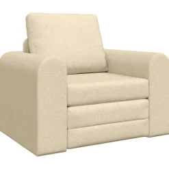 vidaXL Slaapbank Crème 98 x 71 x 83 cm Stof