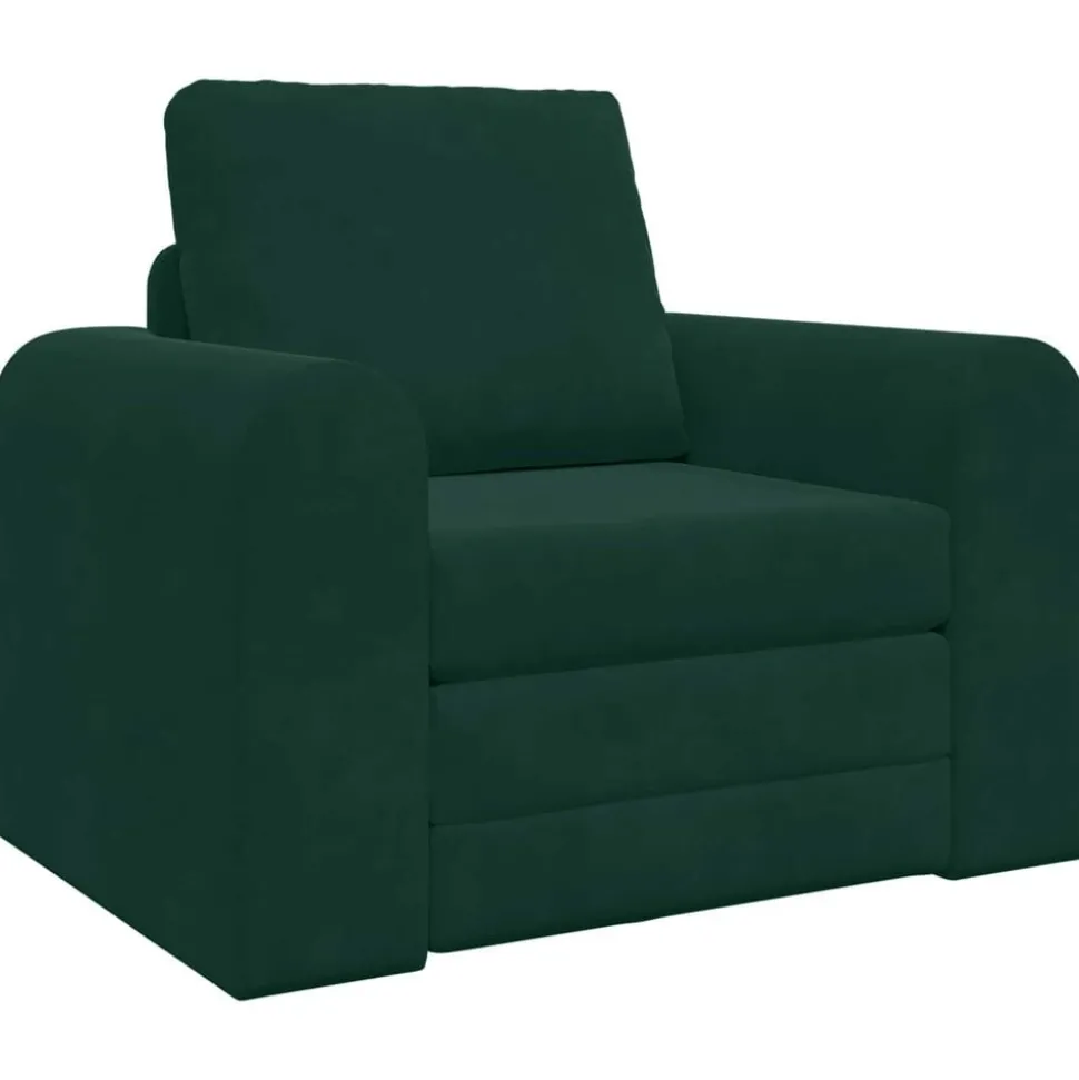 vidaXL Slaapbank Donkergroen 98 x 71 x 83 cm Fluweel